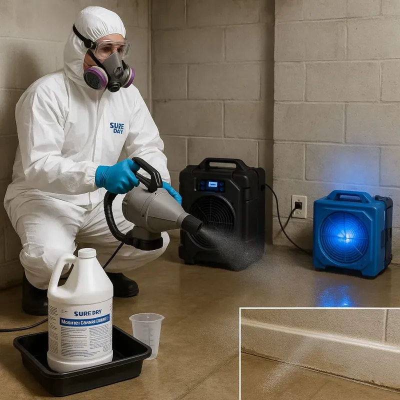 Sanitization and Odor Removal process in Medway, ME